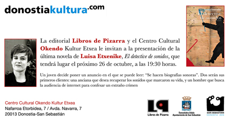 Invitación de Luisa Etxenike